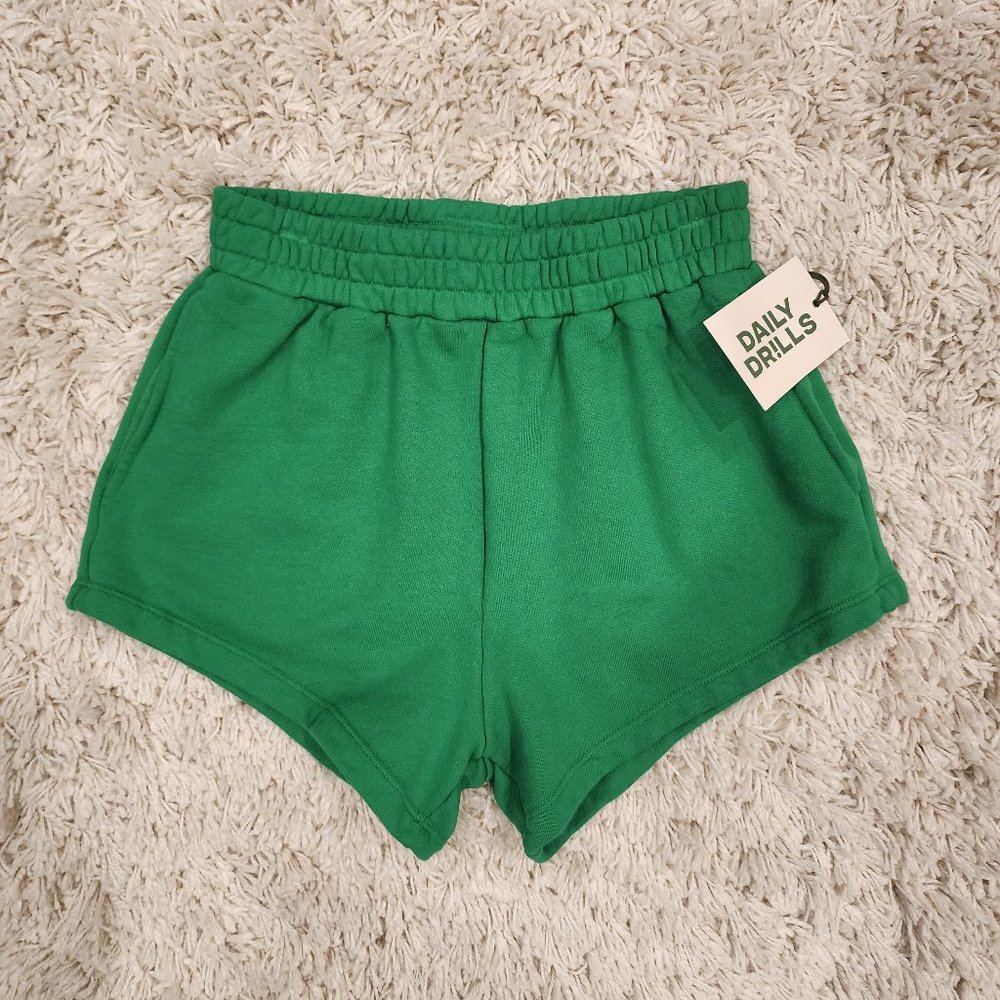 Daily Drills Super Shorts, XS/S, Kelly Green, New
